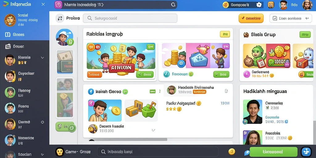 Tampilan karakter utama dalam aksi epik.