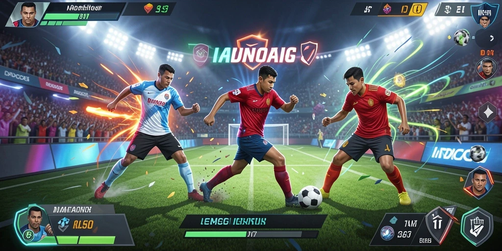 Layar utama menampilkan pilihan permainan yang menarik.