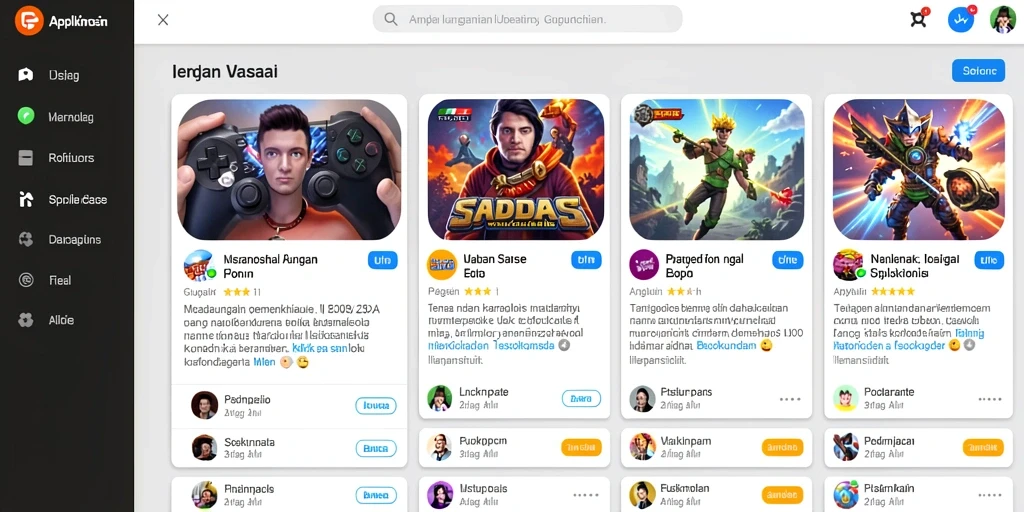 Tampilan antarmuka yang modern dan menarik.
