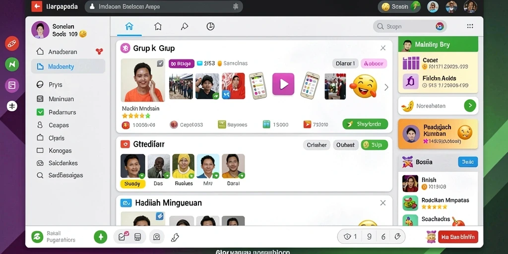 Tampilan antarmuka yang user-friendly dan intuitif.