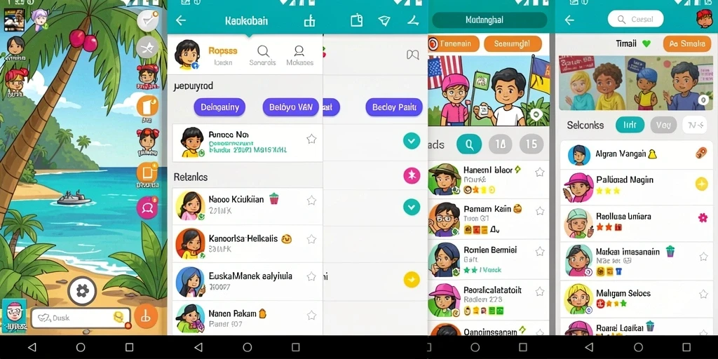 Screenshot menunjukkan tampilan antarmuka yang menarik.