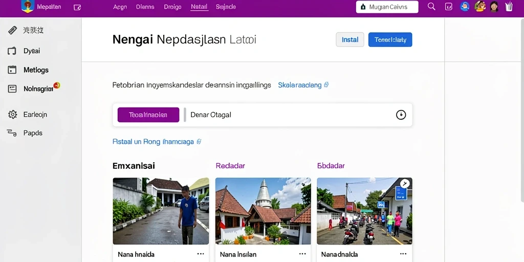 Tampilan antarmuka yang menarik dan mudah dinavigasi.