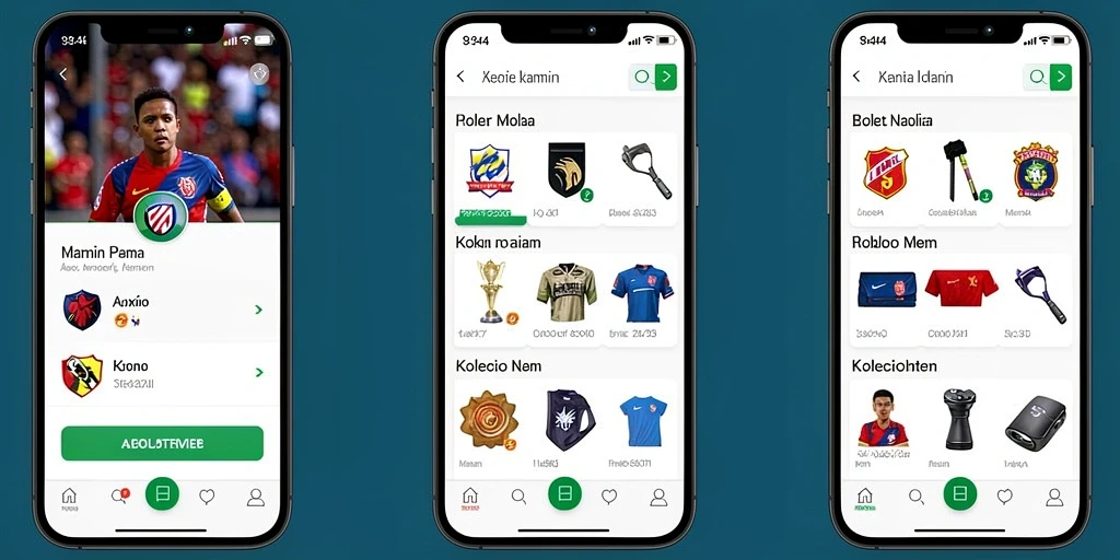 Tampilan utama game dengan karakter yang siap berpetualang.