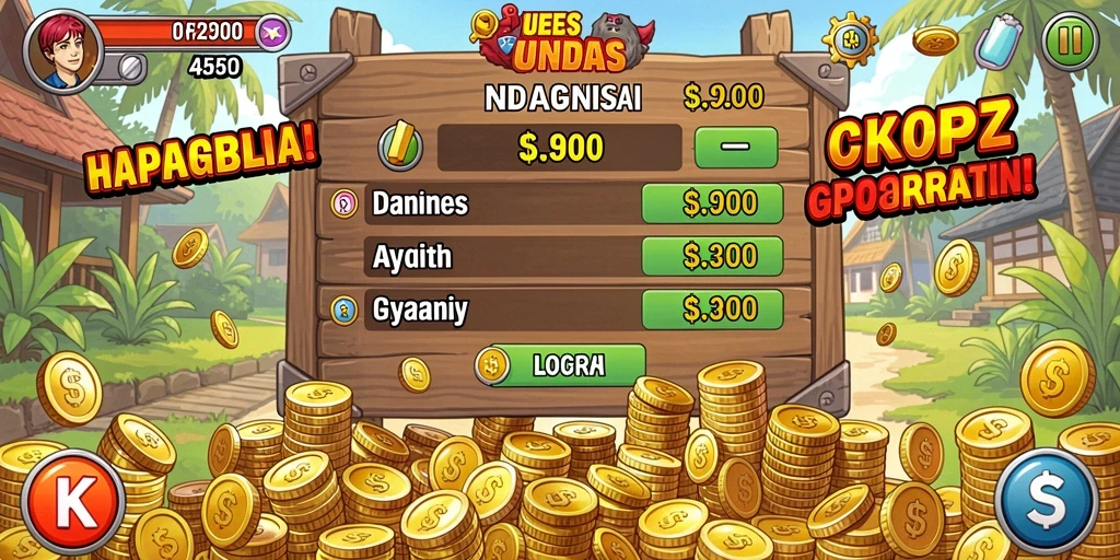 Tampilan utama RSNVIP dengan berbagai pilihan game.