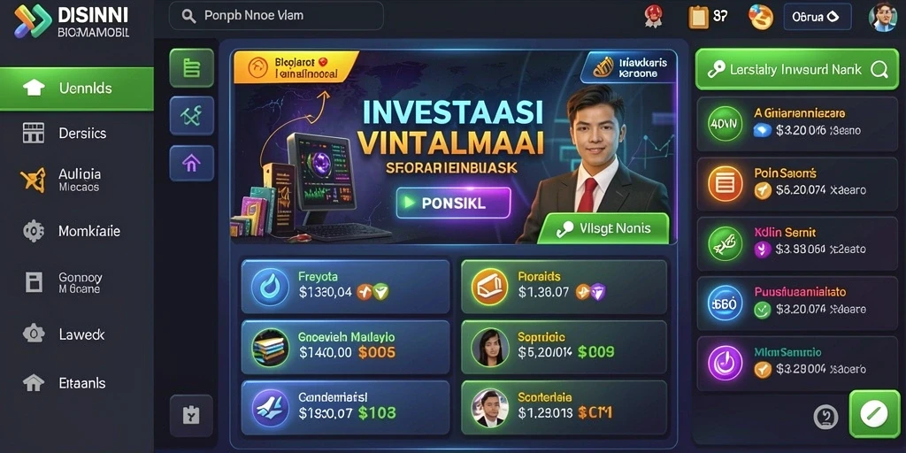 Grafis menarik dengan tema slot yang beragam.
